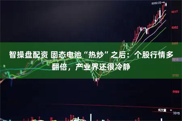 智操盘配资 固态电池“热炒”之后：个股行情多翻倍，产业界还很冷静